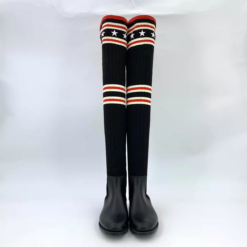 Givenchy Givenchy Black Over-the-Knee High Boots Size US 6 / IT 36 - 3 Thumbnail