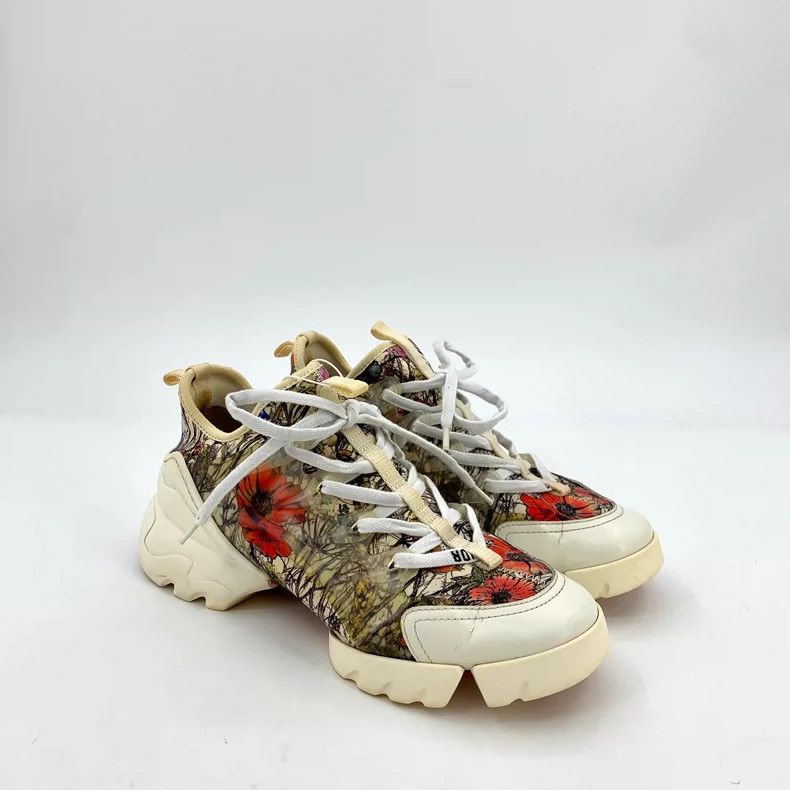 Dior Christian Dior Floral Print Casual Sneakers Size US 8 / IT 38 - 2 Thumbnail