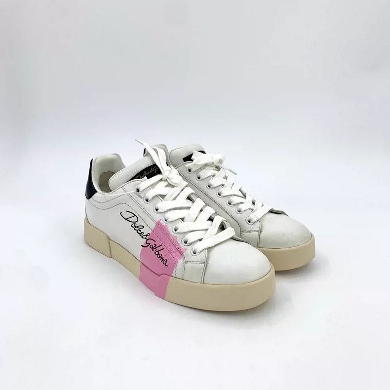 Dolce & Gabbana Dolce&Gabbana White Thick-Soled Casual Shoes Size US 6 / IT 36 - 2 Thumbnail
