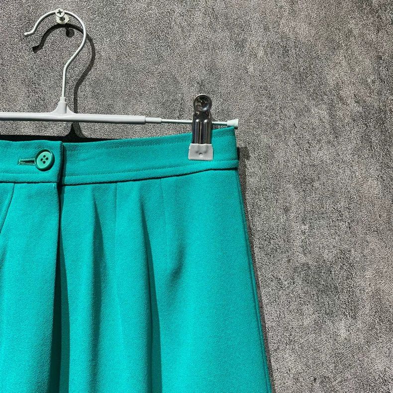 Yves Saint Laurent YSL Teal Short Skirt Size S Size 22" - 8 Thumbnail