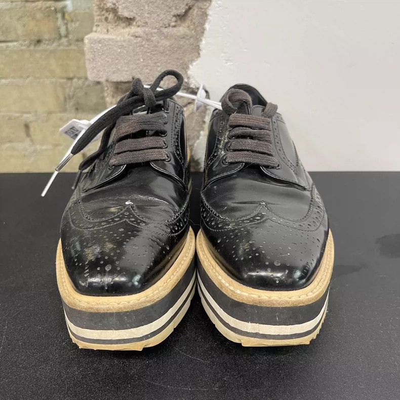 Prada Prada Platform Shoes Size 35.5 Size US 6 / IT 36 - 6 Thumbnail