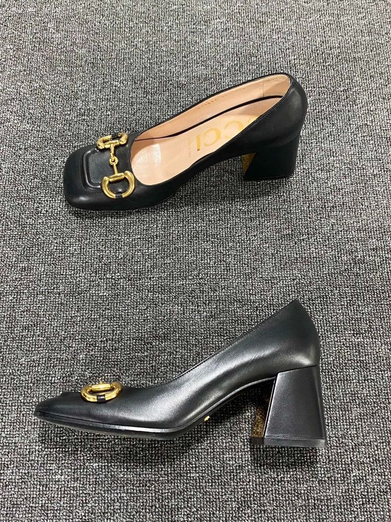 Gucci Black Mary Jane High Heels by Gucci Size US 8 / IT 38 - 2 Thumbnail