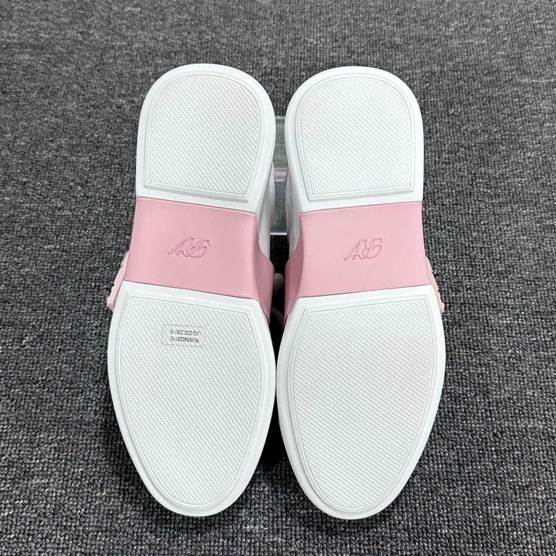 Roger Vivier Roger Vivier Pink and White Sneakers Size US 8 / IT 38 - 6 Thumbnail