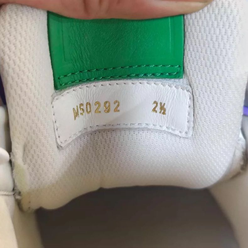 Louis Vuitton LV Trainer Sneakers in White and Green Size US 7 / EU 40 - 7 Thumbnail