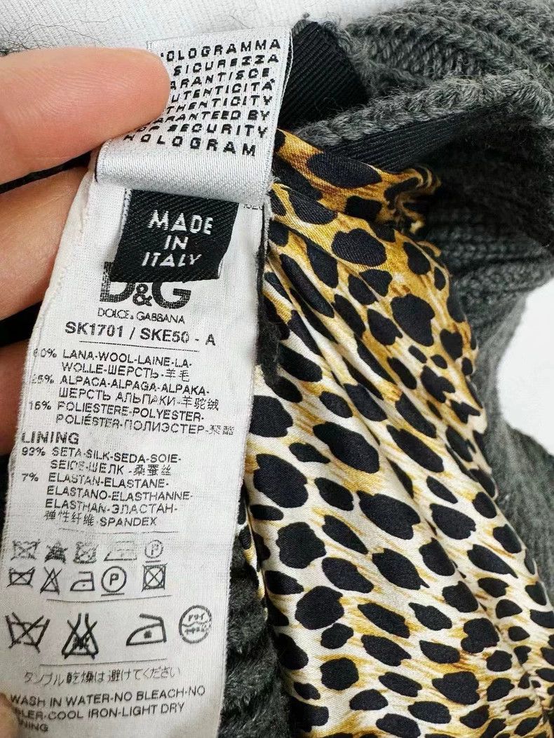 Dolce & Gabbana Dolce & Gabbana Wool Cardigan with Silk Lining Size M / US 6-8 / IT 42-44 - 4 Thumbnail