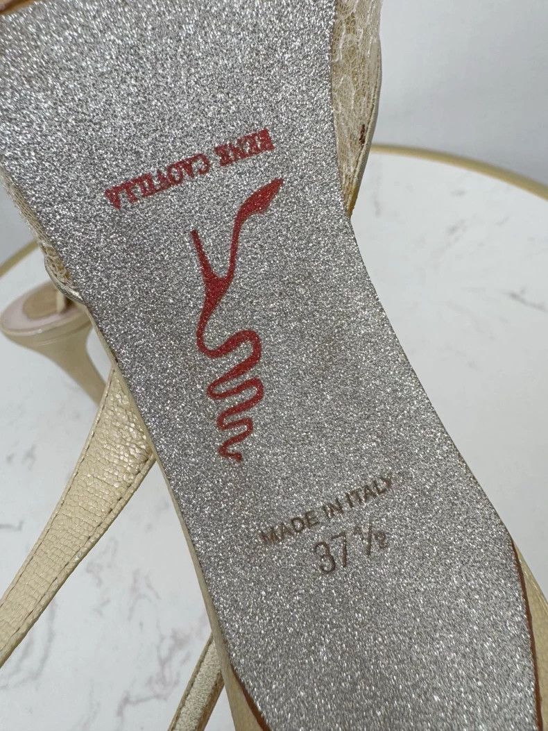 Jimmy Choo Rene Caovilla Sparkly Sandals Size 37.5 Size US 7 / IT 37 - 5 Thumbnail