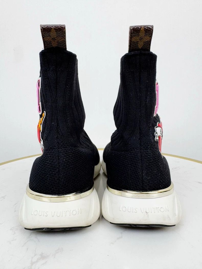 Louis Vuitton Louis Vuitton Black Sock Shoes Size 36.5 Size US 7 / IT 37 - 4 Thumbnail