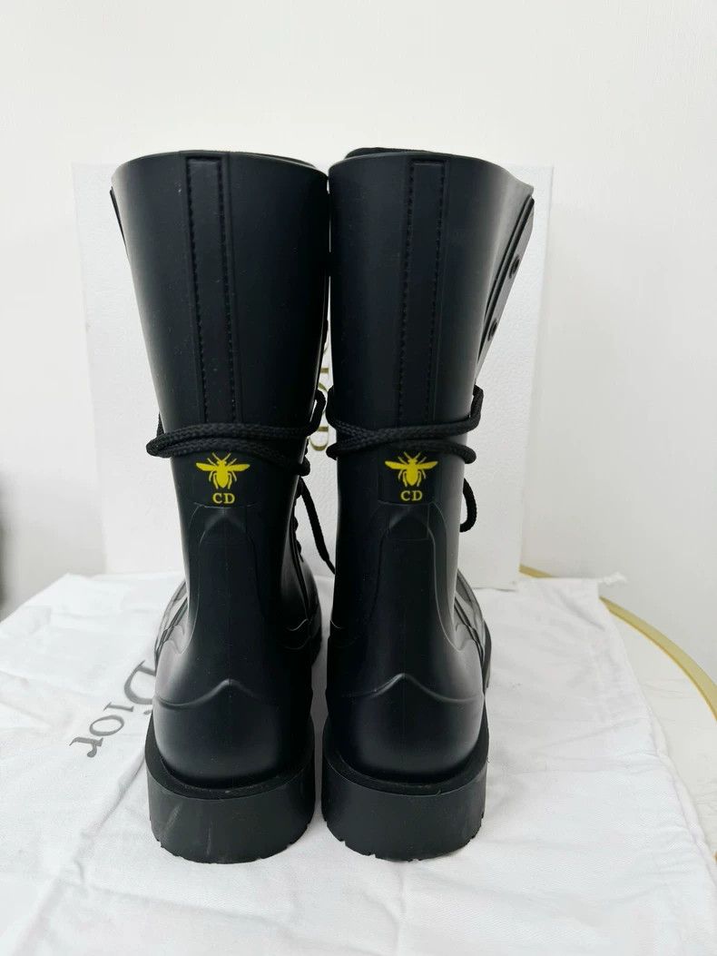 Dior Dior Black Boots Size 38 for Sale Size US 8 / IT 38 - 3 Thumbnail