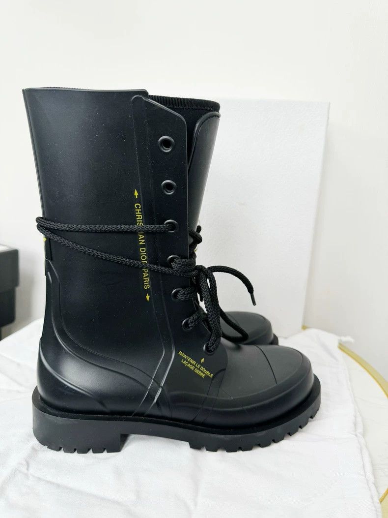 Dior Dior Black Boots Size 38 for Sale Size US 8 / IT 38 - 2 Thumbnail