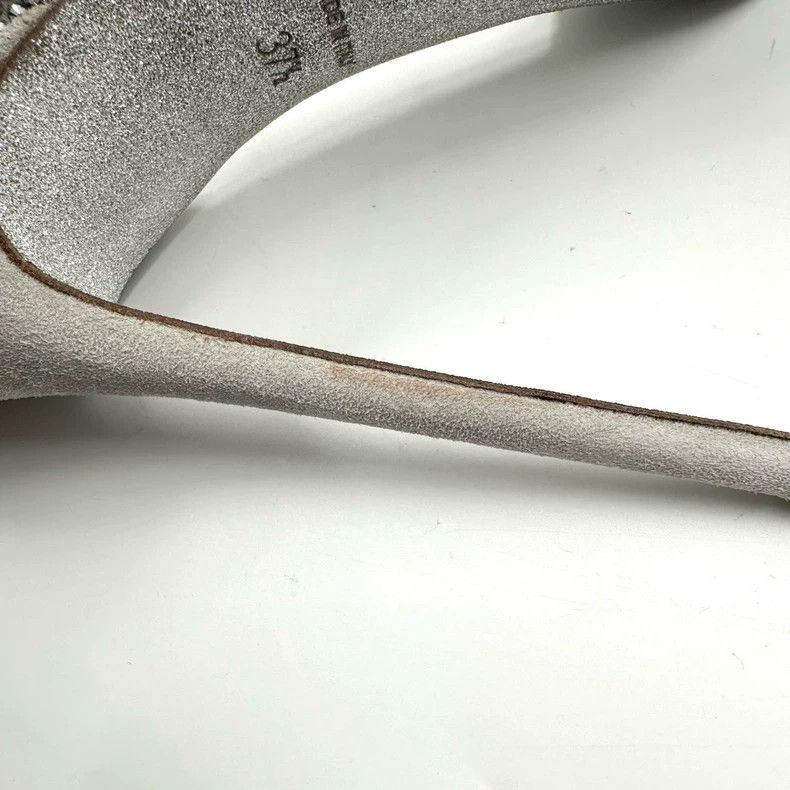 Jimmy Choo Rene Caovilla Crystal Pointed Toe Heels Size US 7 / IT 37 - 8 Thumbnail