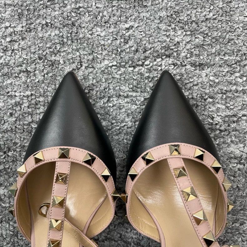 Valentino Valentino Black Matte High Heels with Straps Size US 8 / IT 38 - 3 Thumbnail