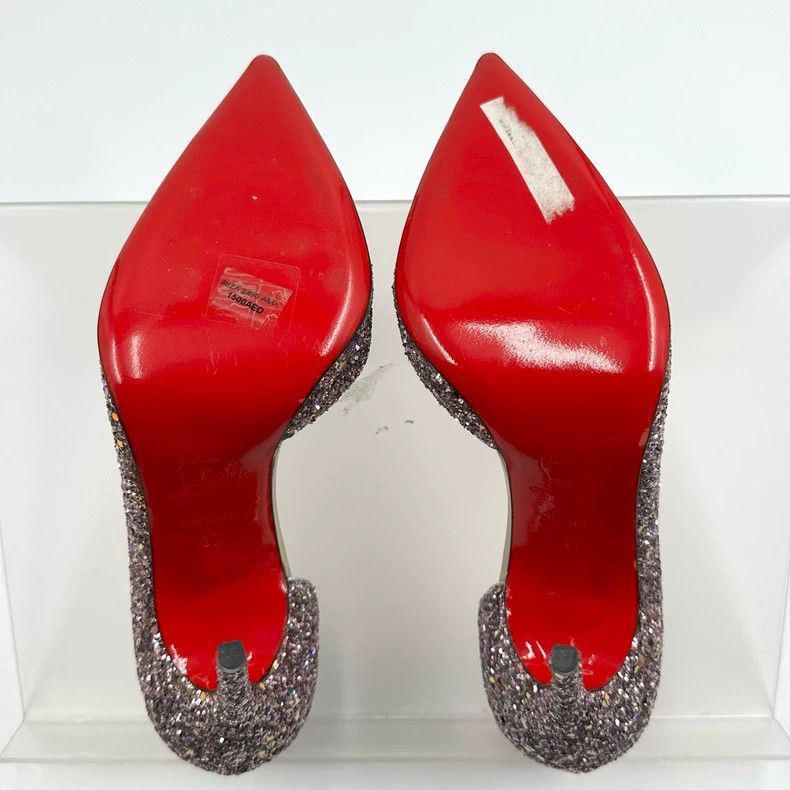 Christian Louboutin Christian Louboutin High Heel Glitter Shoes Size US 8 / IT 38 - 5 Thumbnail