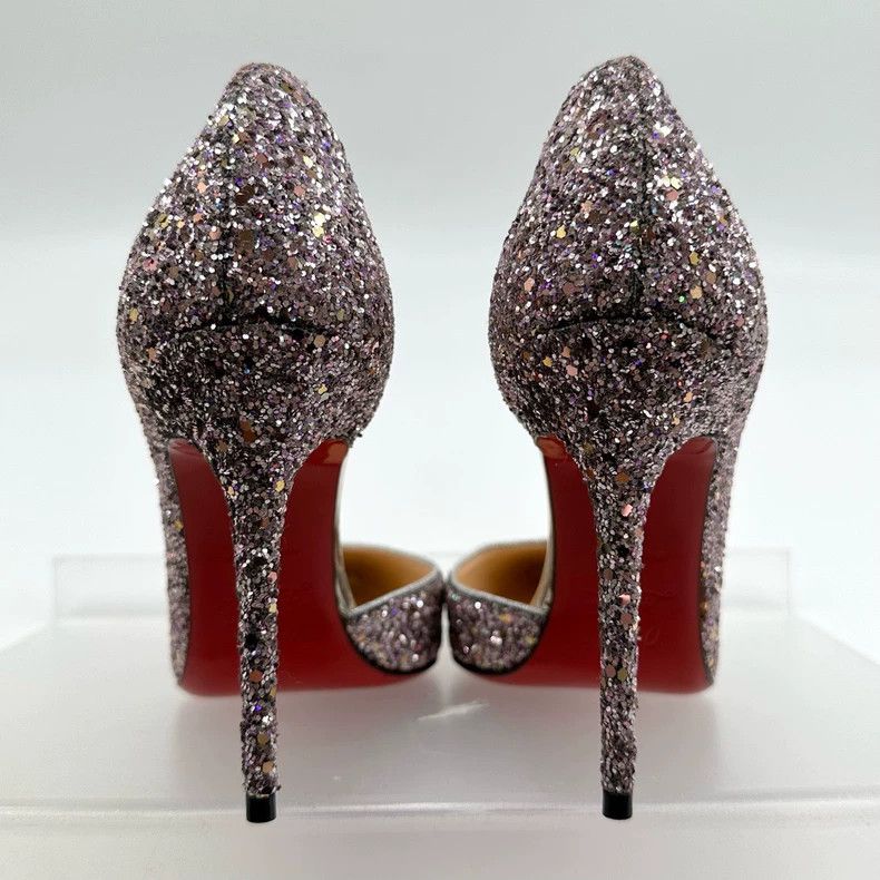 Christian Louboutin Christian Louboutin High Heel Glitter Shoes Size US 8 / IT 38 - 6 Thumbnail