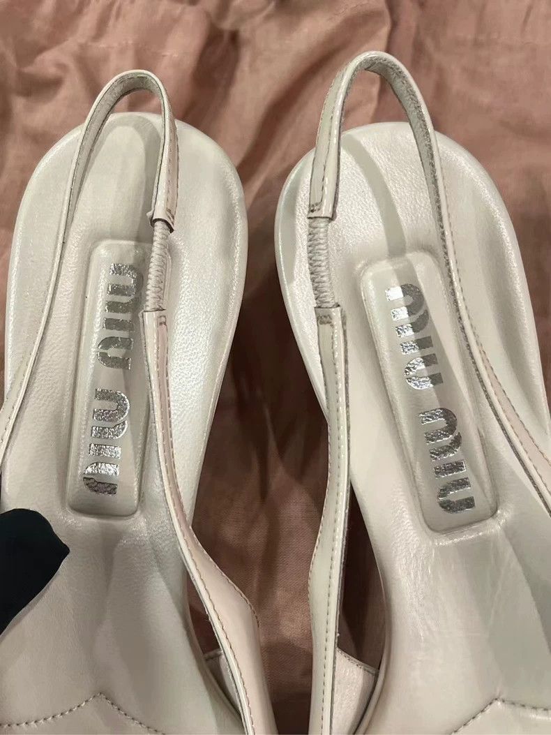 Miu Miu Miu Miu Cat Eye High Heels Size 37-yf Size US 7 / IT 37 - 4 Thumbnail