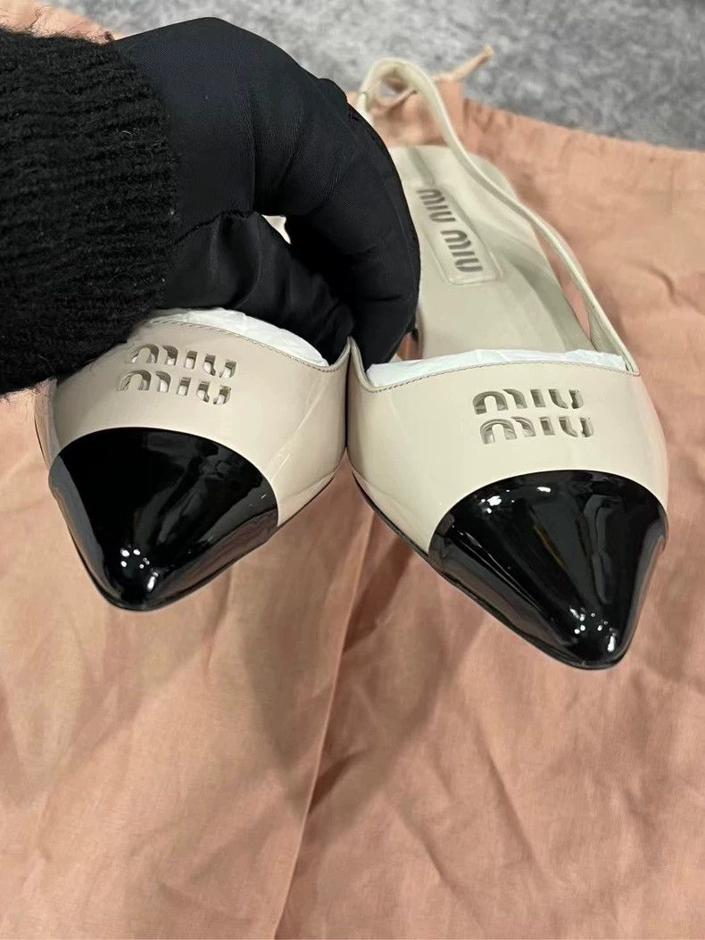 Miu Miu Miu Miu Cat Eye High Heels Size 37-yf Size US 7 / IT 37 - 3 Thumbnail