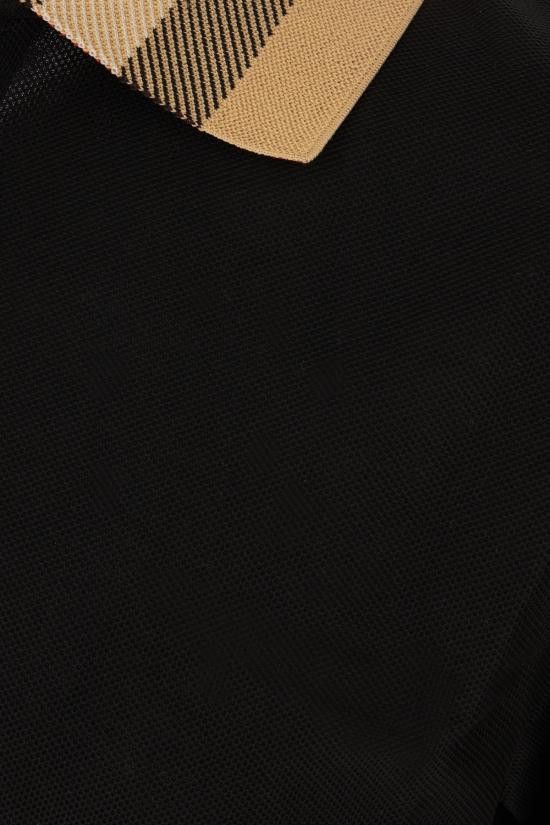 Burberry BURBERRY Men Polo Shirts 8071620 A1189 BLACK Size US L / EU 52-54 / 3 - 3 Thumbnail