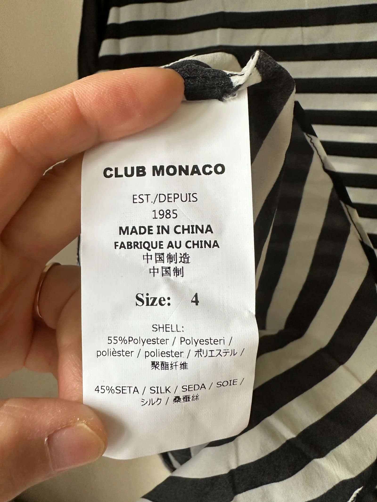 Club Monaco Club Monaco Blouse Size S / US 4 / IT 40 - 5 Thumbnail
