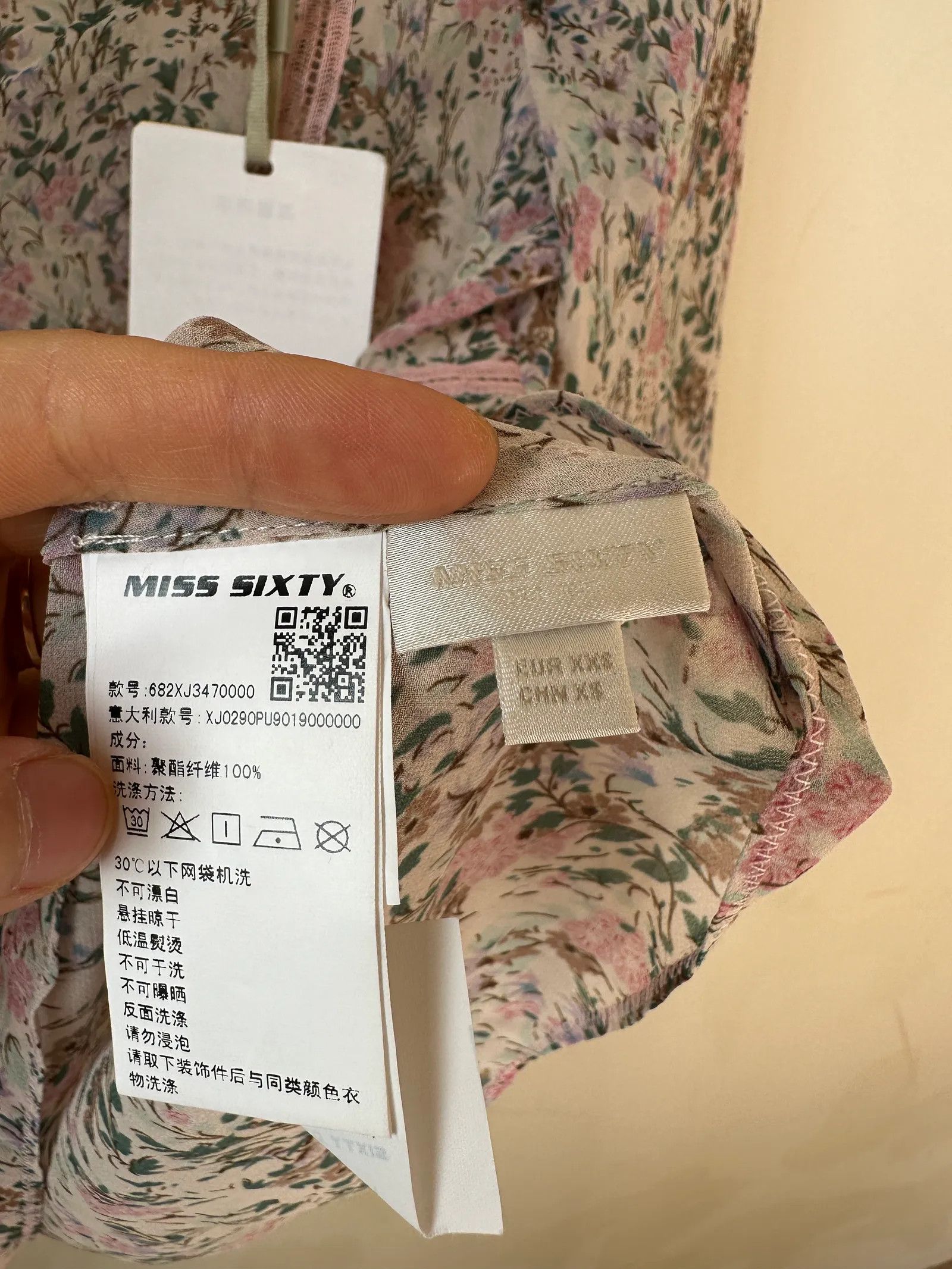 Miss Sixty Miss Sixty Blouse Size XXS / US 00 / IT 34 - 3 Thumbnail