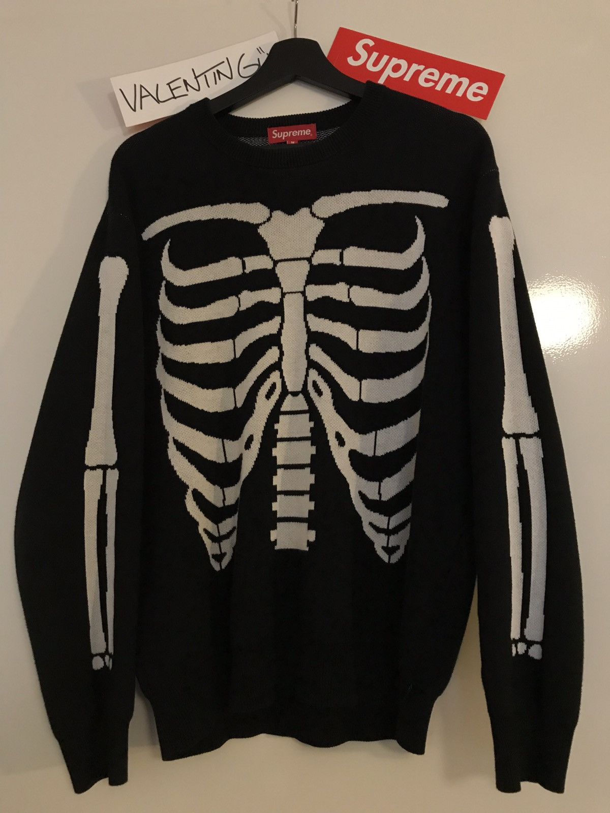 Supreme Supreme SS17 Bones Sweater | Grailed