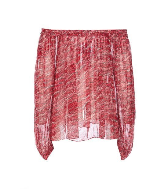 Isabel Marant Etoile ISABEL MARANT ETOILE Women Tops HT0346FB C1J07E70RD Red Size S / US 4 / IT 40 - 2 Thumbnail