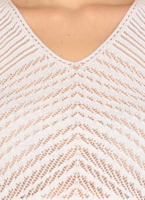 D.Exterior D. EXTERIOR Women Tops 60349 1BIAN White Size M / US 6-8 / IT 42-44 - 4 Thumbnail