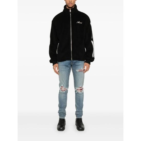 Amiri AMIRI Men Bomber Jackets AMOULW1029 001 BLACK Size US S / EU 44-46 / 1 - 4 Thumbnail