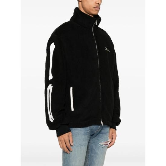 Amiri AMIRI Men Bomber Jackets AMOULW1029 001 BLACK Size US S / EU 44-46 / 1 - 3 Thumbnail