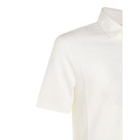 Brunello Cucinelli BRUNELLO CUCINELLI Men Polo Shirts MW8623936 C2569 WHITE Size US L / EU 52-54 / 3 - 2 Thumbnail