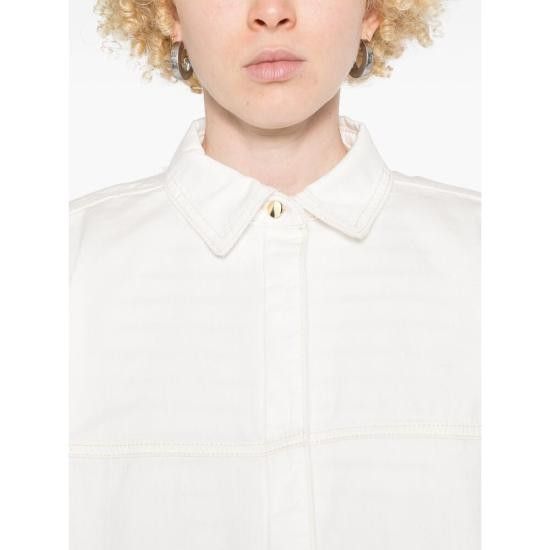 Frame FRAME Women Shirts WP25DWT006 AUCL WHITE Size XS / US 0-2 / IT 36-38 - 4 Thumbnail