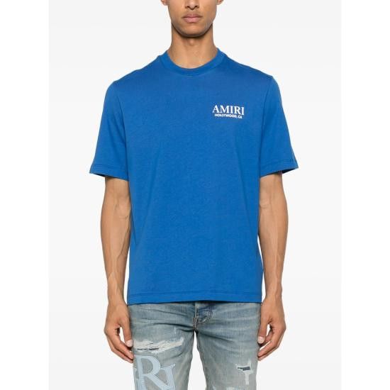 Amiri AMIRI Men T-Shirts AMJYTE1075 BLUE Size US M / EU 48-50 / 2 - 3 Thumbnail