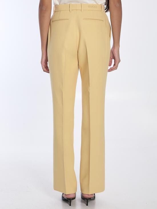 Gucci GUCCI Women Straight Pants 805983 YELLOW Size 28" / US 6 / IT 42 - 4 Thumbnail