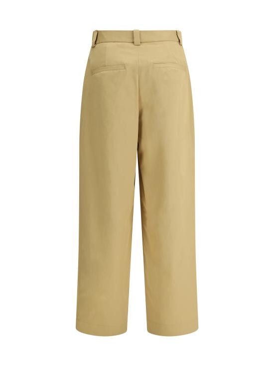 KHAITE KHAITE Women Straight Pants 3165193W193 929 BEIGE Size 26" / US 2 / IT 38 - 2 Thumbnail