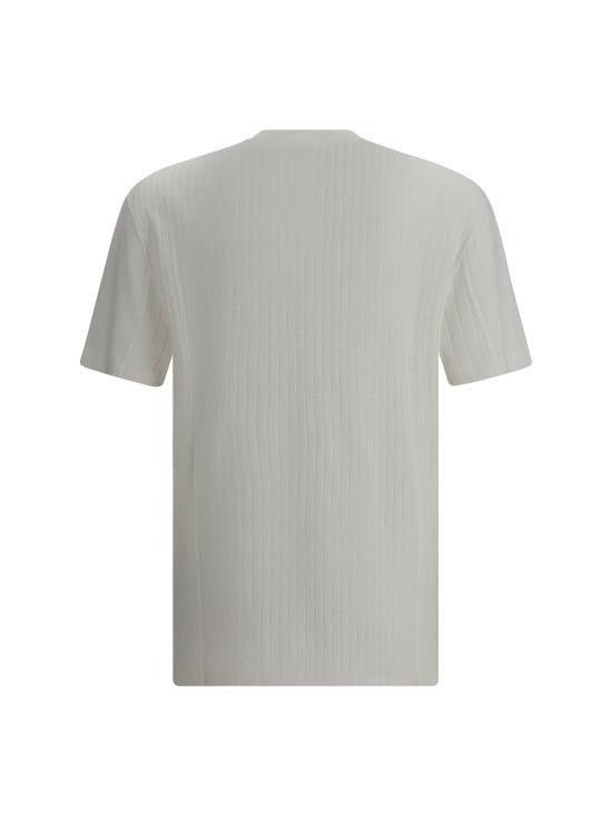 Brunello Cucinelli BRUNELLO CUCINELLI Men T-Shirts MW8651376 C001 WHITE Size US XXL / EU 58 / 5 - 2 Thumbnail