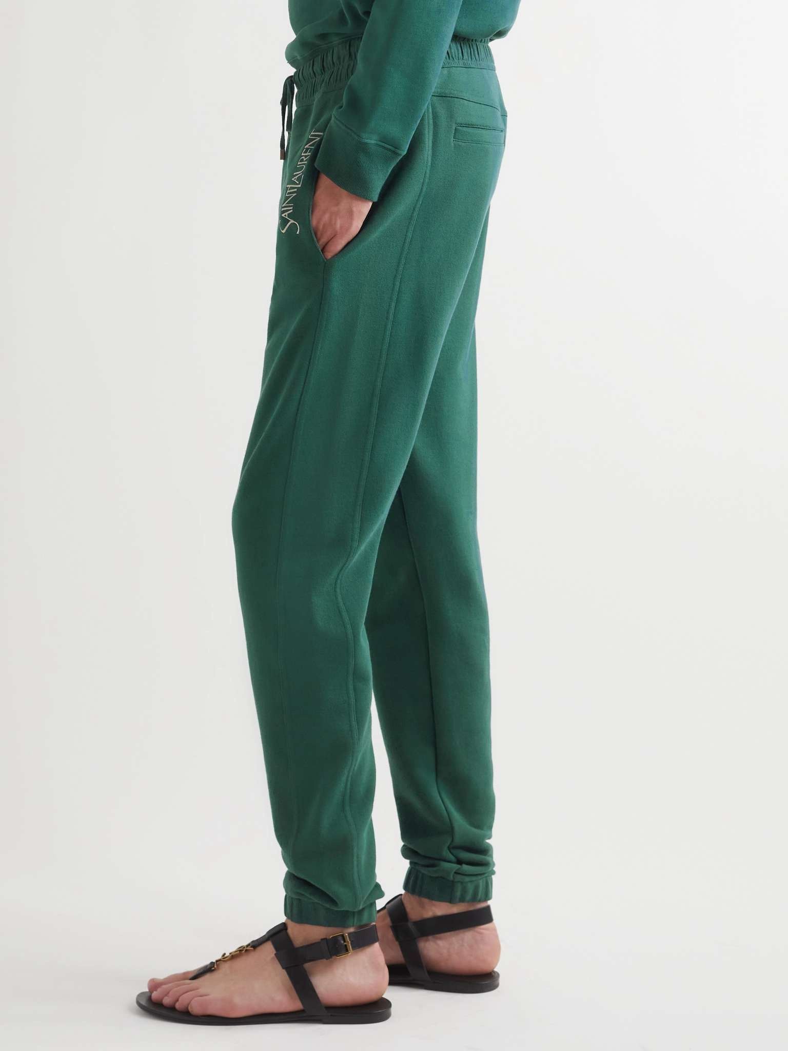 Saint Laurent Paris sweatpants in fleece Size US 33 - 4 Thumbnail