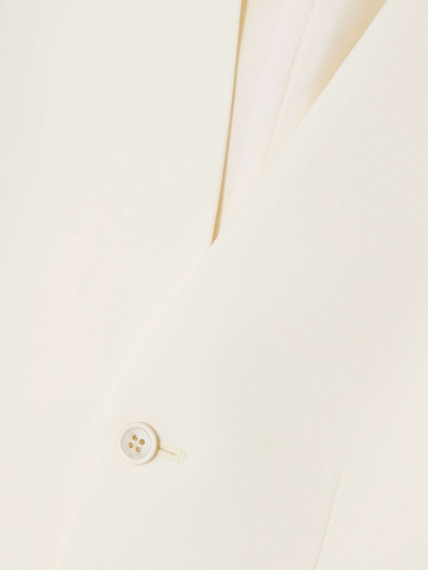 Saint Laurent Paris vest in grain de poudre off-white Size XXL / US 16-18 / IT 52-54 - 4 Thumbnail