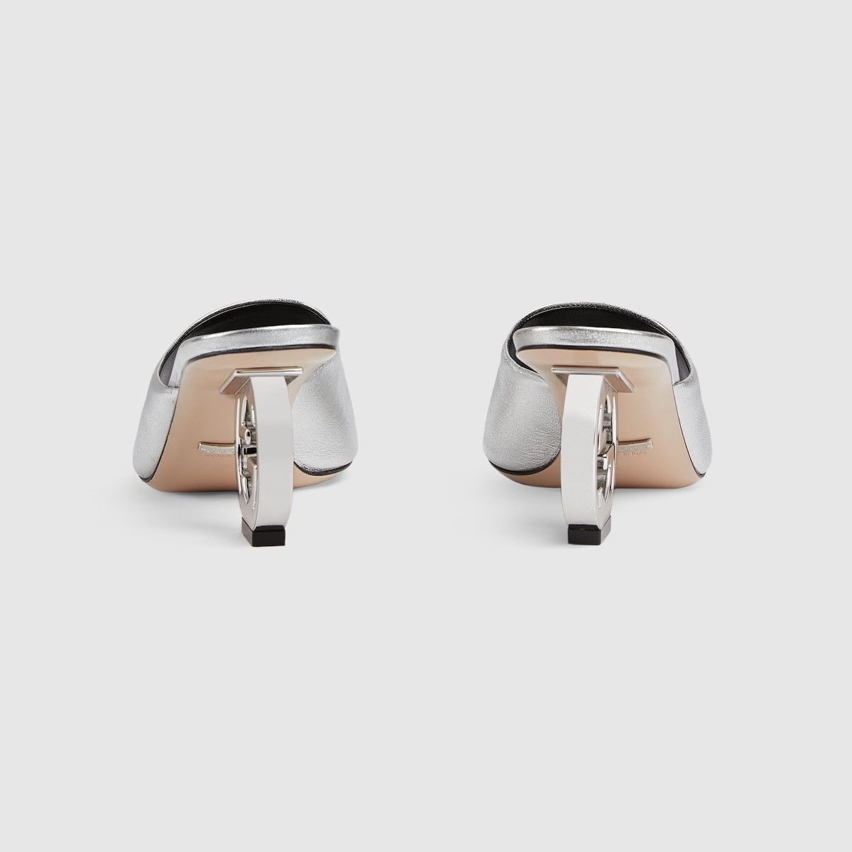 Gucci women's interlocking G heel sandal Size US 7 / IT 37 - 3 Thumbnail