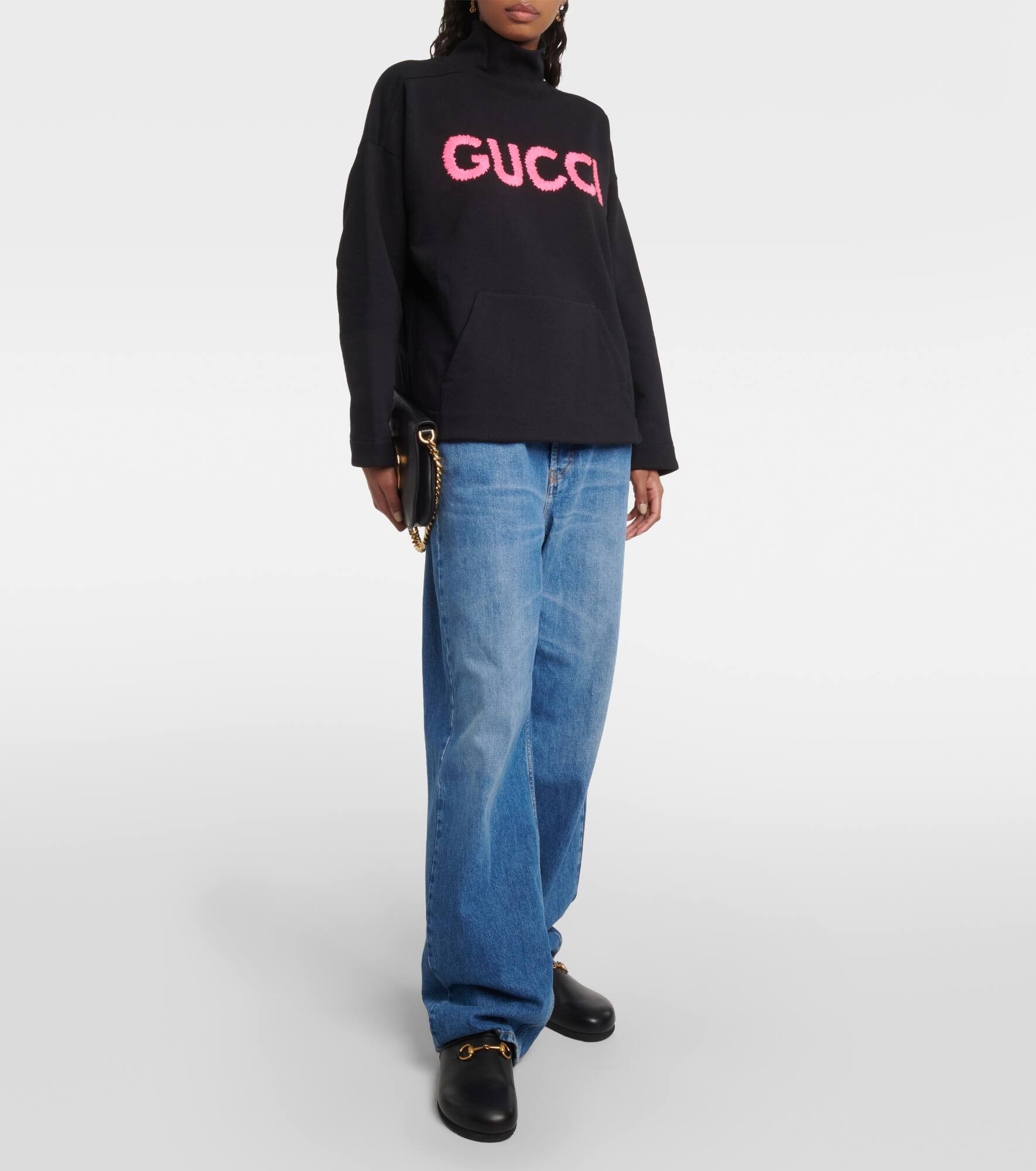 Gucci cotton jersey turtleneck sweatshirt Size XS / US 0-2 / IT 36-38 - 2 Thumbnail