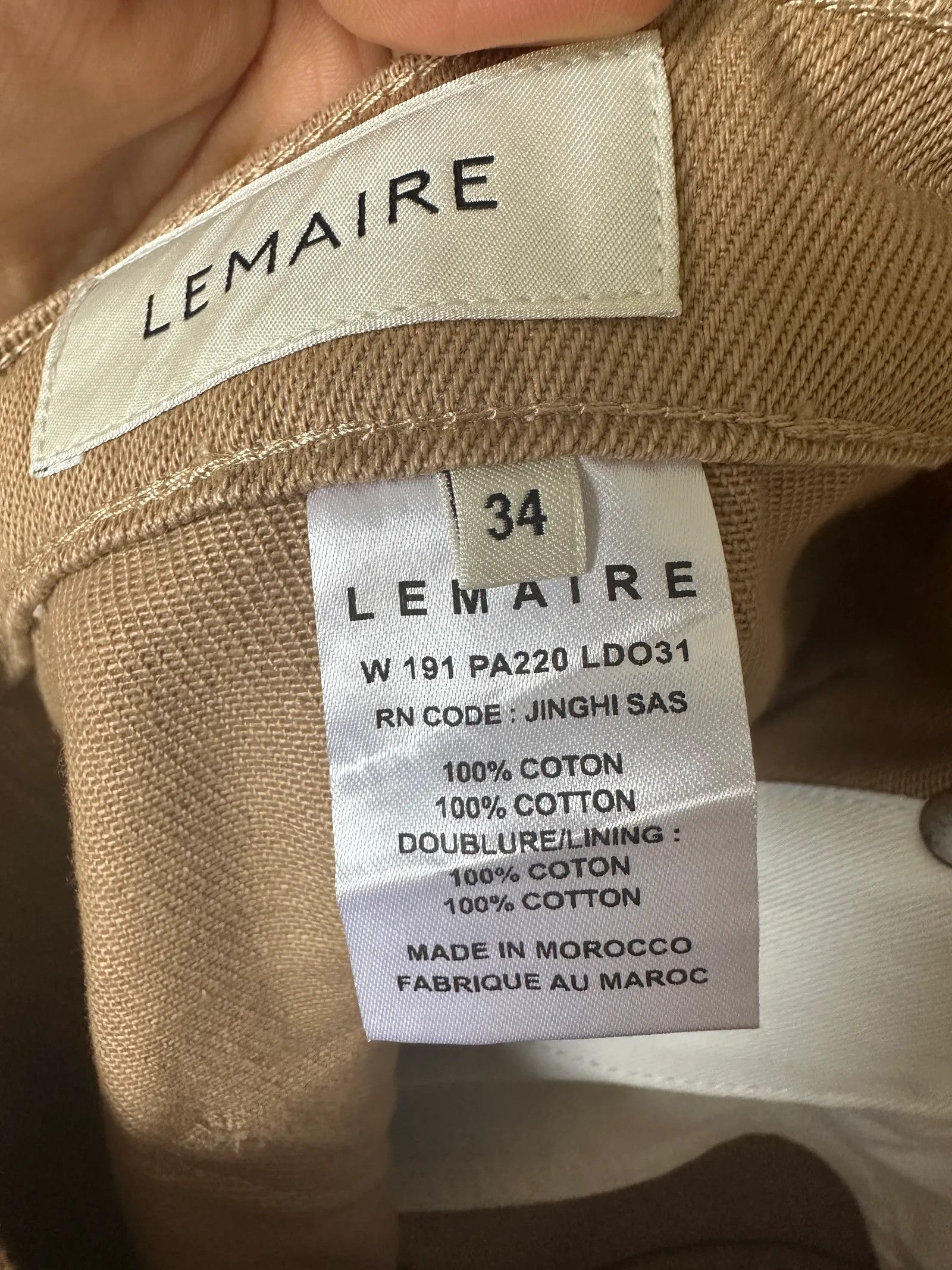 Lemaire Lemaire Pants Size 25" / US 0 / IT 36 - 4 Thumbnail
