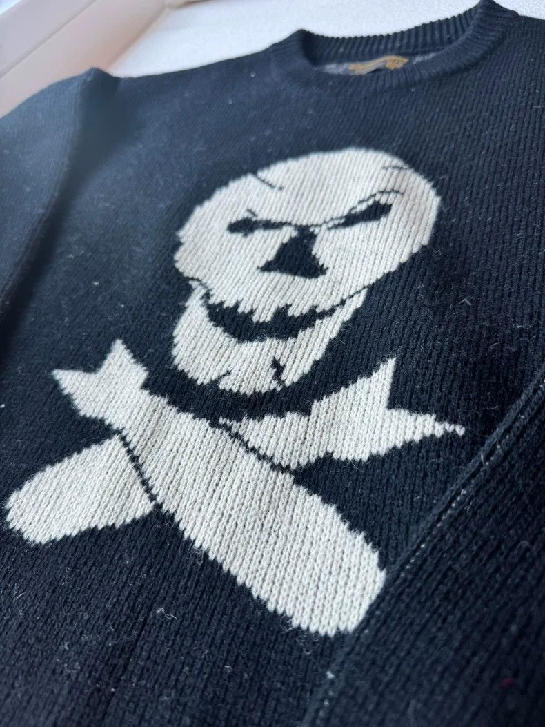 The Real McCoy's Military Inspired Wool Skull Sweater-dmc Size US M / EU 48-50 / 2 - 3 Thumbnail