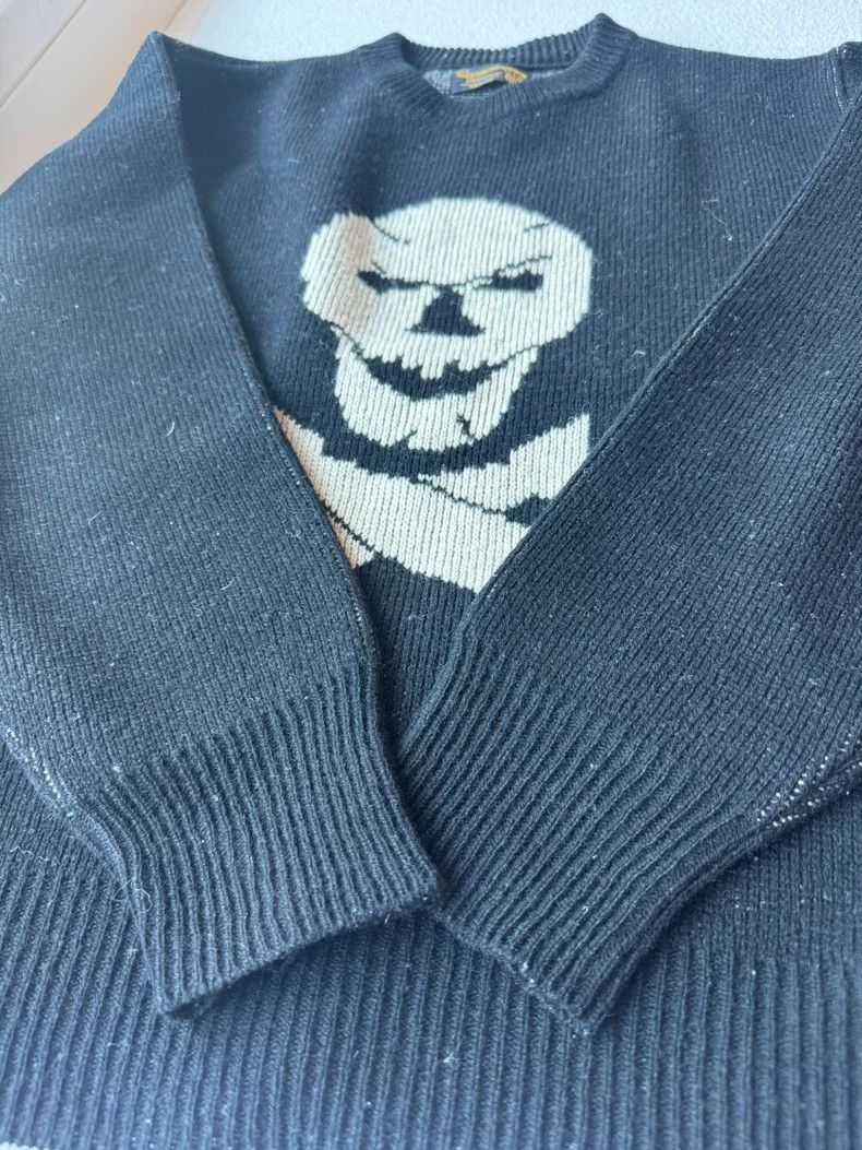 The Real McCoy's Military Inspired Wool Skull Sweater-dmc Size US M / EU 48-50 / 2 - 4 Thumbnail