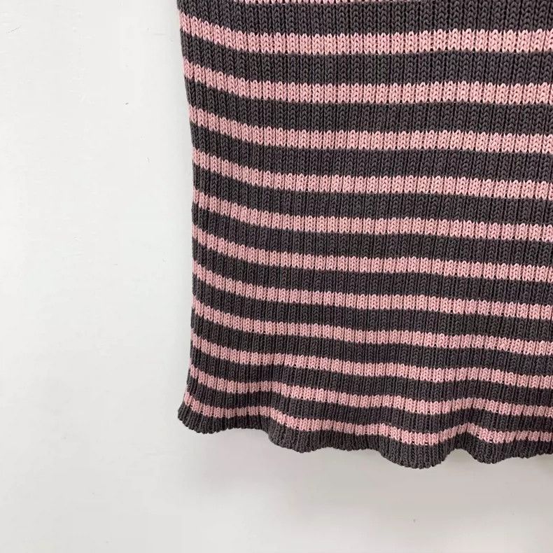 Dior Christian Dior Short Sleeve Striped Knit Top-dmc Size US S / EU 44-46 / 1 - 4 Thumbnail