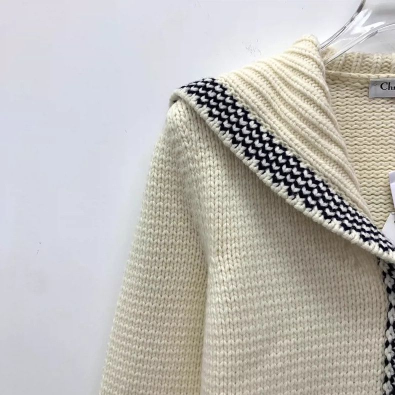 Dior Christian Dior Beige Wool Long Sleeve Sweater-dmc Size US XS / EU 42 / 0 - 3 Thumbnail