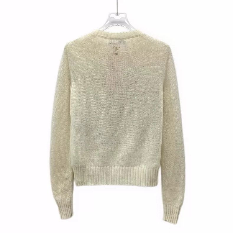 Dior Christian Dior Beige Cashmere Long Sleeve Sweater-dmc Size US XXS / EU 40 - 2 Thumbnail