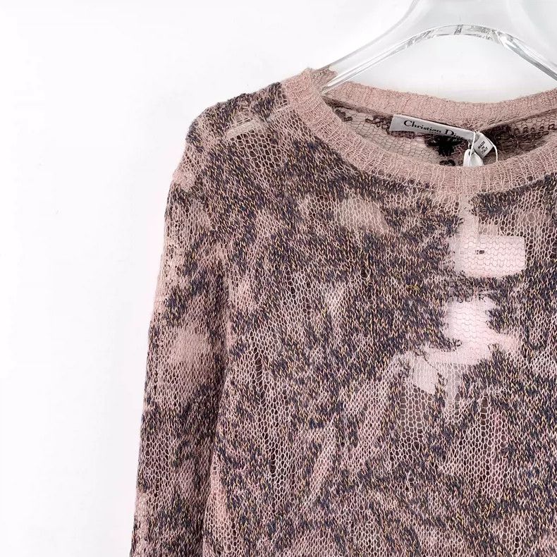 Dior Christian Dior Light Pink Knitted Sweater-dmc Size US XS / EU 42 / 0 - 3 Thumbnail