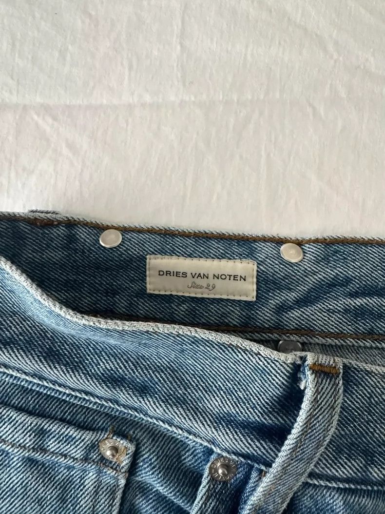 Dries Van Noten Dries Van Noten Wide-Leg Denim Pants-dmc Size US 29 - 3 Thumbnail