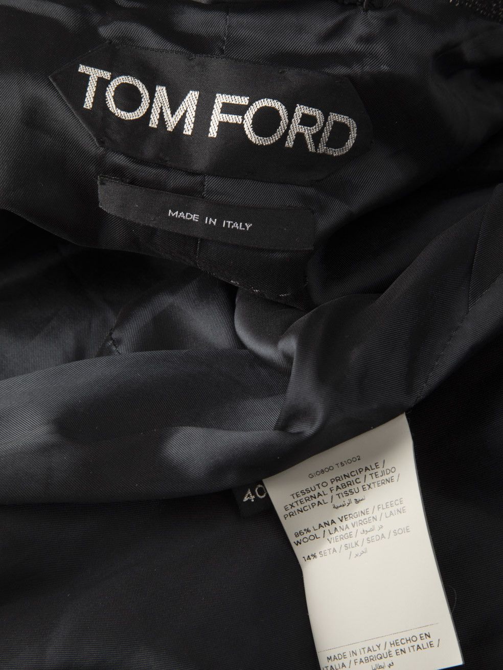 Tom Ford Grey Single Breasted Wool Blazer Size S / US 4 / IT 40 - 4 Thumbnail