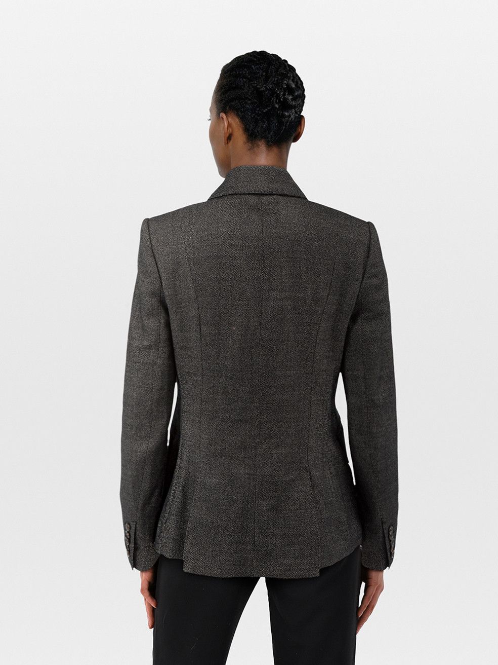 Tom Ford Grey Single Breasted Wool Blazer Size S / US 4 / IT 40 - 2 Thumbnail
