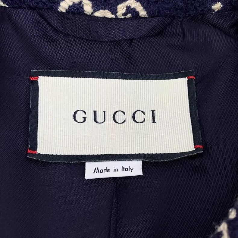 Gucci Gucci Color Block Logo Long Sleeve Coat-dmc Size US L / EU 52-54 / 3 - 5 Thumbnail