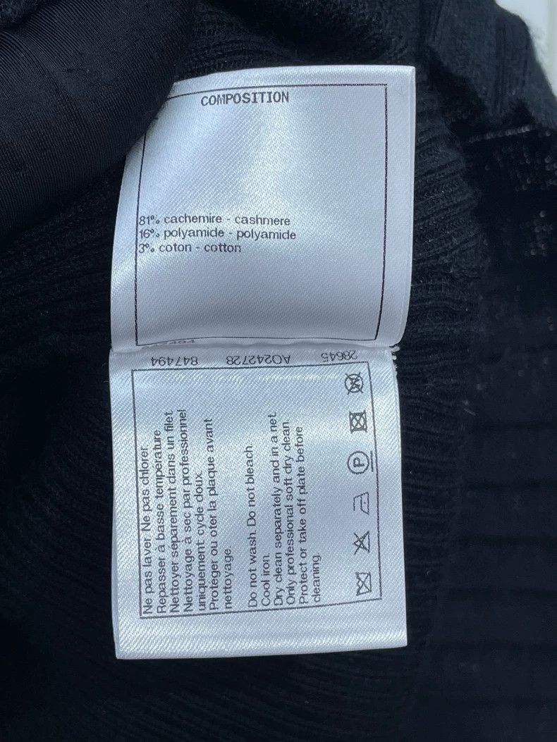 Chanel Chanel Black Ruffle Knit Dress-dmc Size US 38 / EU 54 - 7 Thumbnail