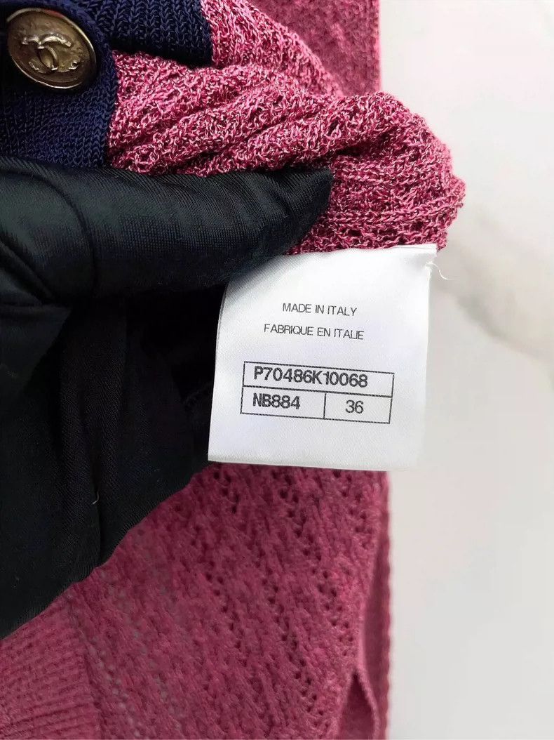 Chanel Chanel Colorblock Cardigan with Buttons-dmc Size US S / EU 44-46 / 1 - 8 Thumbnail